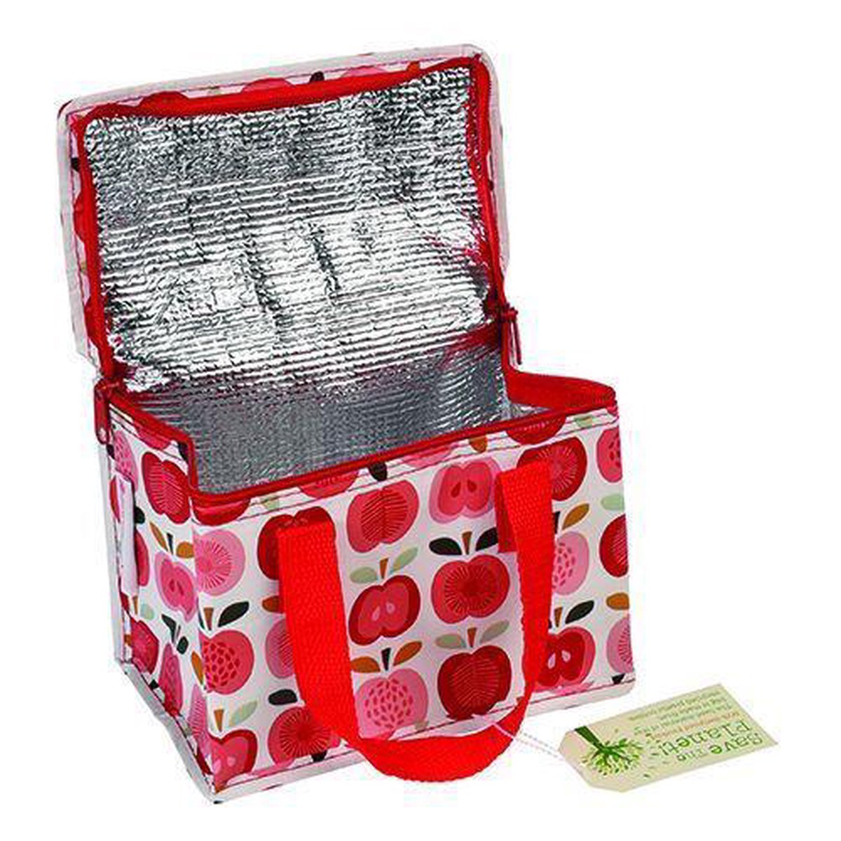 Retro koeltas met appels