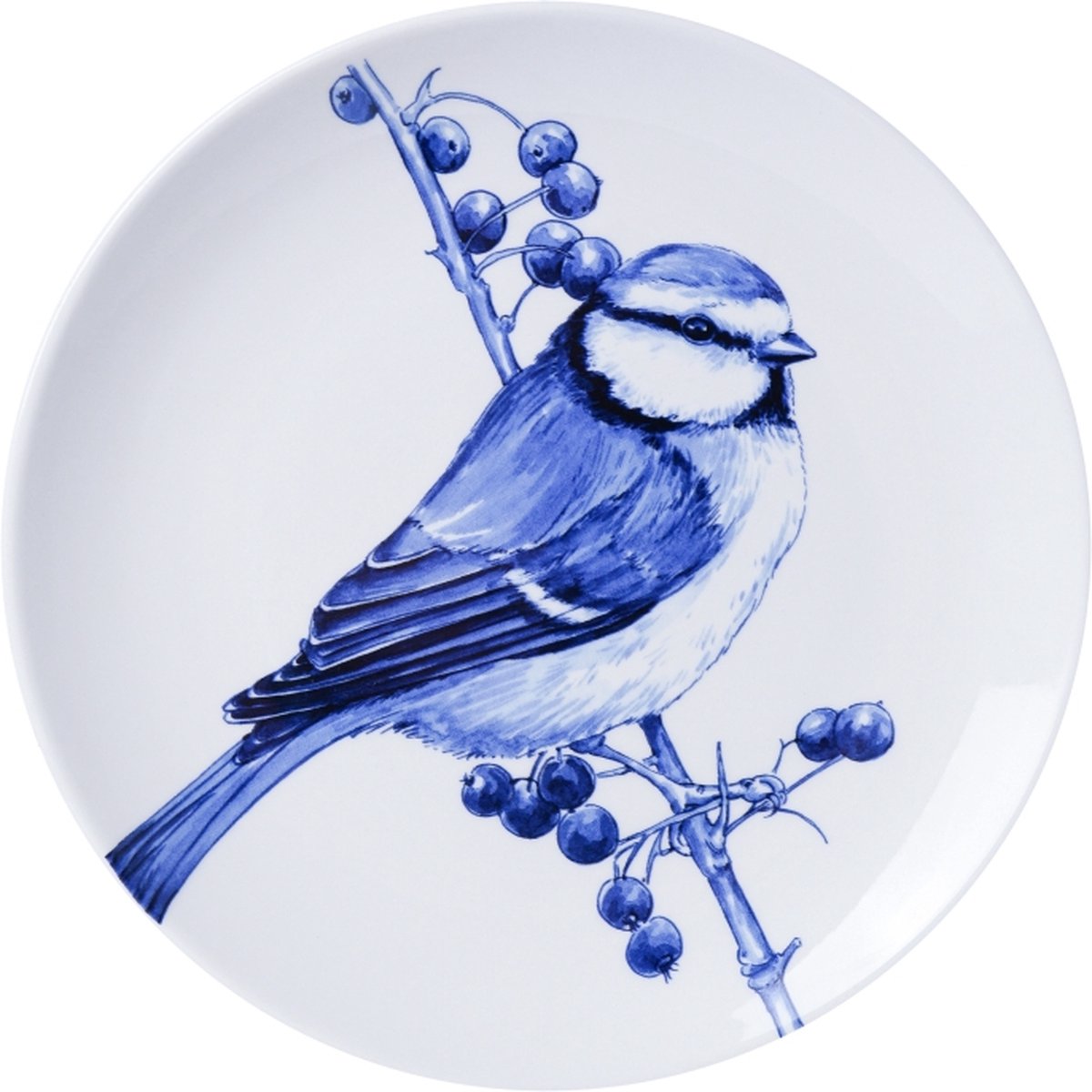 Wandbord Pimpelmees - Keramiek - 20 cm