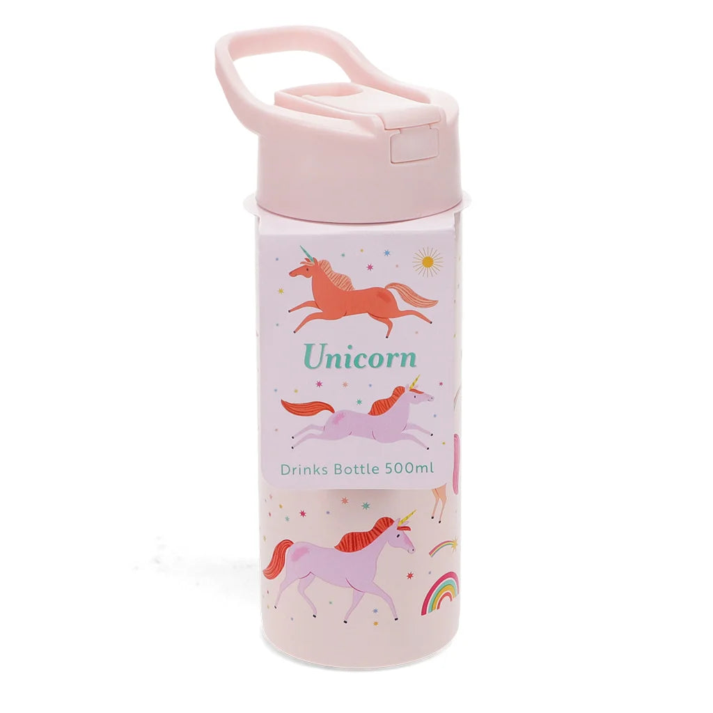 Drinkfles roestvrijstaal met drinktuit Unicorn / Eenhoorn van Rex London