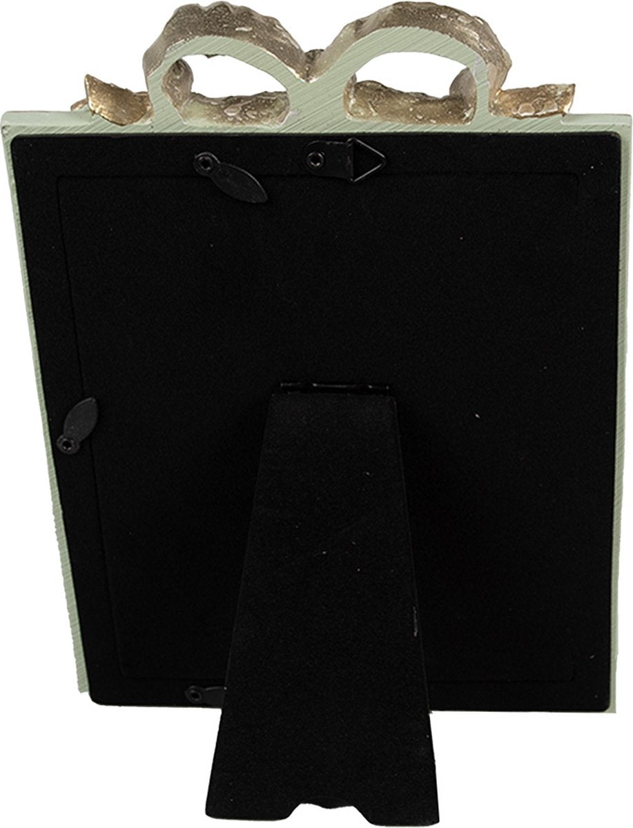 Clayre & Eef Fotolijst 13x18 cm Groen Kunststof Glas Fotokader