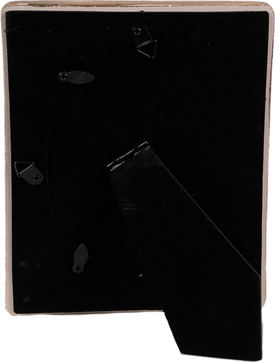 Clayre & Eef Fotolijst 10x15 cm Roze Kunststof Glas Fotokader
