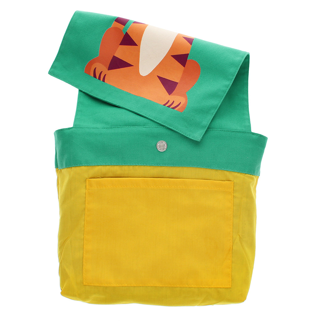 Rex London Mini Kinder Rugzak Tiger β Canvas Rugtas voor Peuters β Lichtgewicht & Verstelbaar β Ideaal voor School en Uitjes