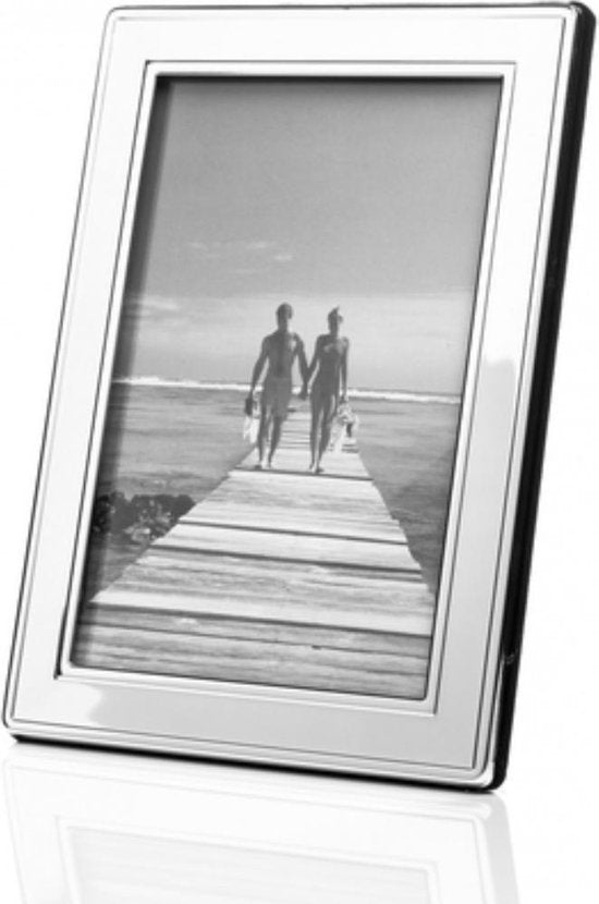 Fotolijst Brussel Glanzend Zilver 15 x 20