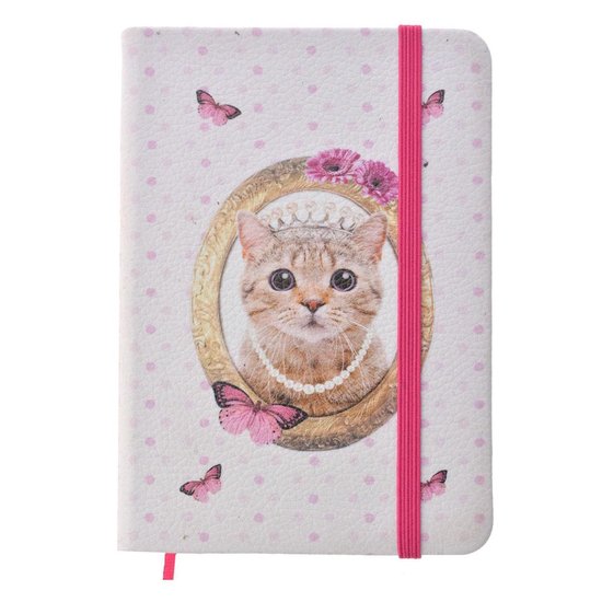 Melady Notitieboekje 14*10 cm Meerkleurig Kunstleer Rechthoek Notitieblok Notebook
