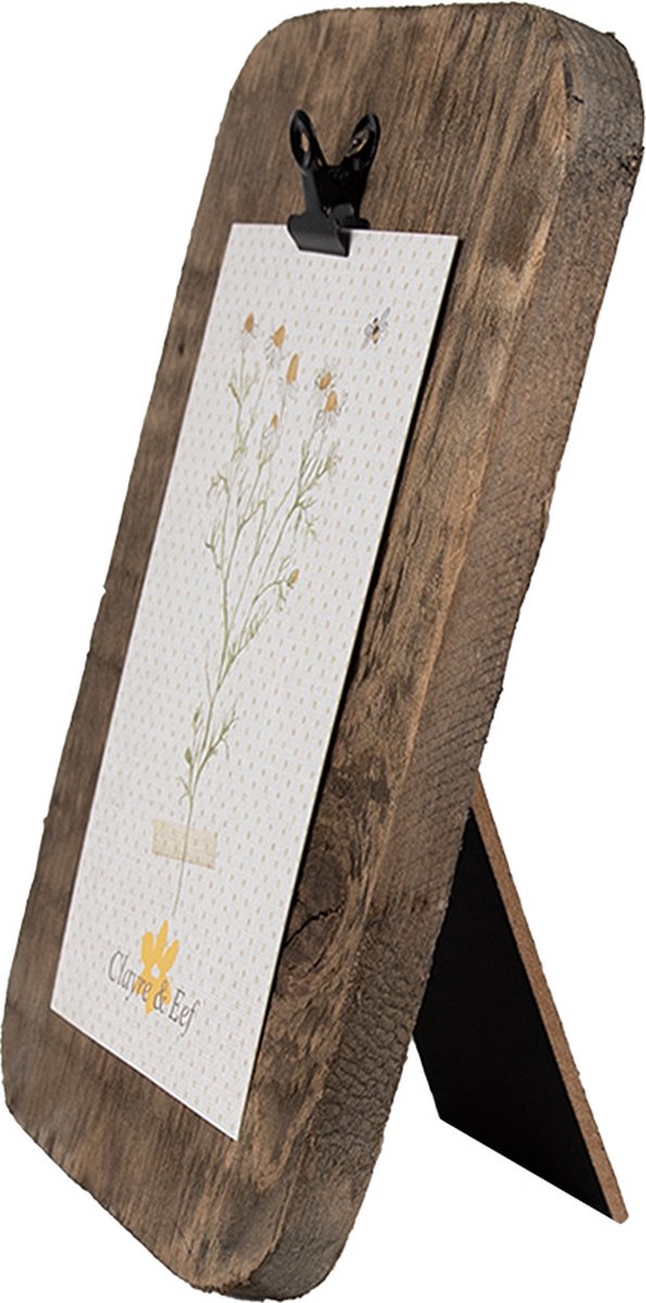 Clayre & Eef Fotolijst 14x2x20 cm Bruin Hout Rechthoek Fotohouder