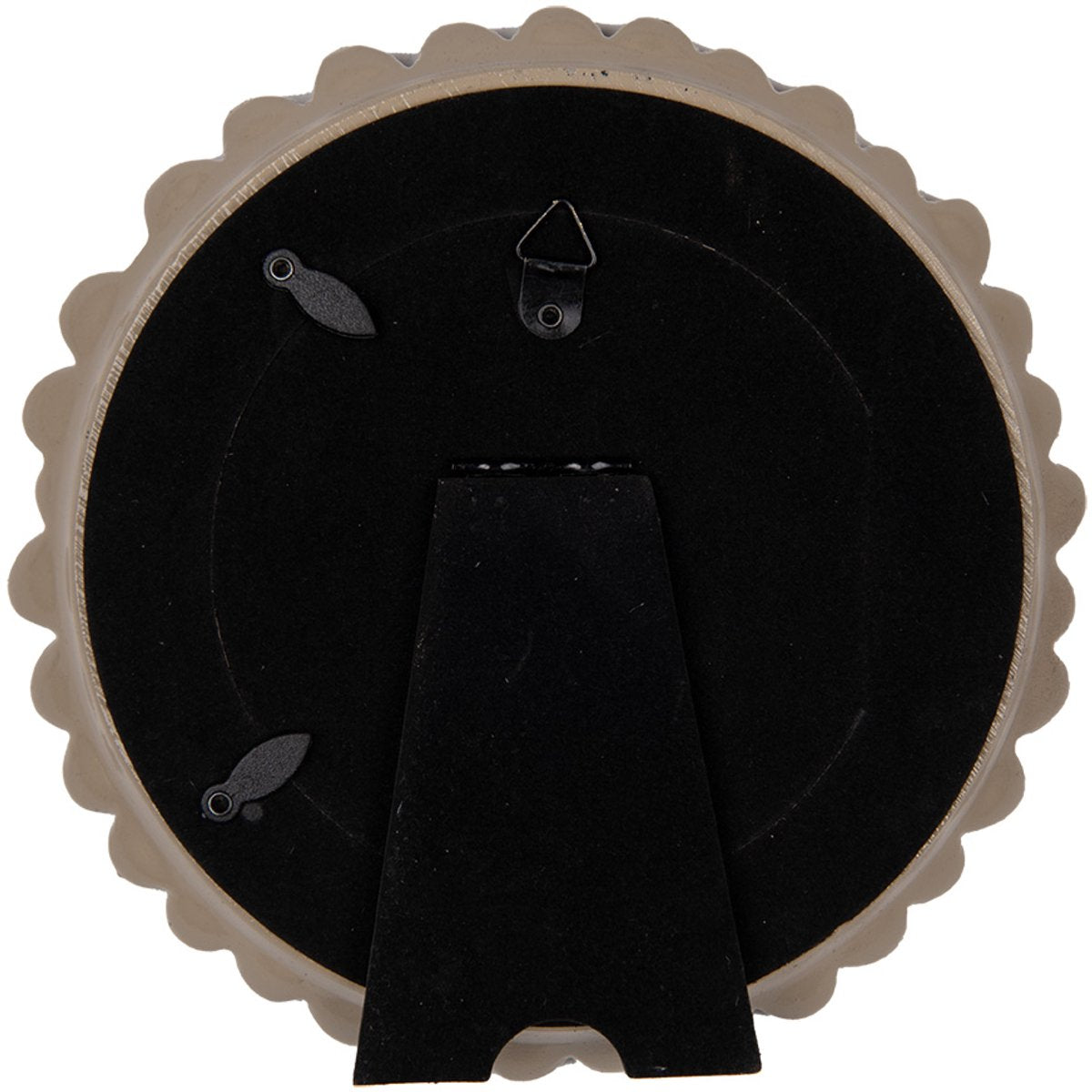 Clayre & Eef Fotolijst Ø 10 cm Beige Kunststof Rond