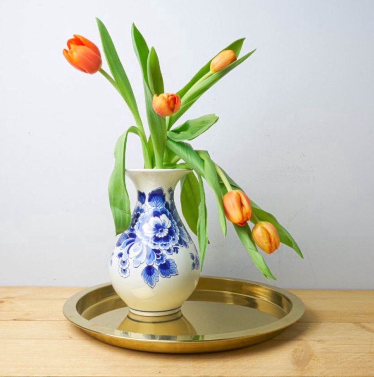 Buikvaas Bloem - Keramiek - 23 cm