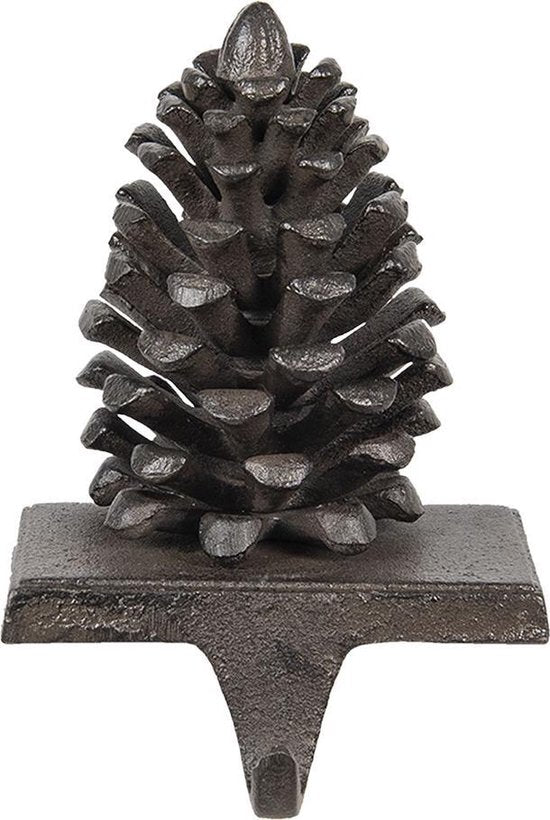 Clayre & Eef Decoratie 12*12*19 cm Bruin Ijzer Decoratief Figuur Decoratieve Accessoires Woonaccessoires