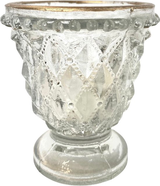 Theelichthouder diamant