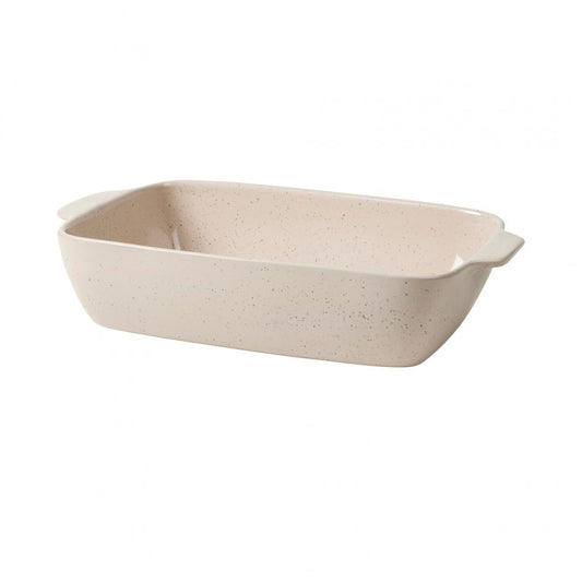 Broste Copenhagen Vig Ovenschaal Beige - 25,5 x 16,7 cm - Steengoed