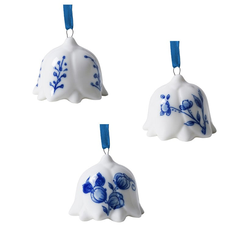 Paashanger Lenteklokje - Set van 3 - Keramiek - 5 cm