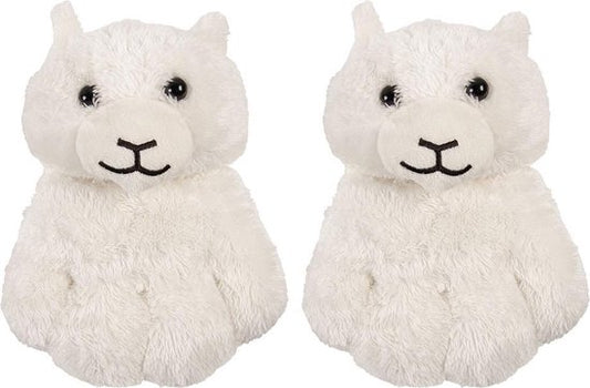 Clayre & Eef Decoratie Knuffel 23 cm Wit Synthetisch Knuffeldier