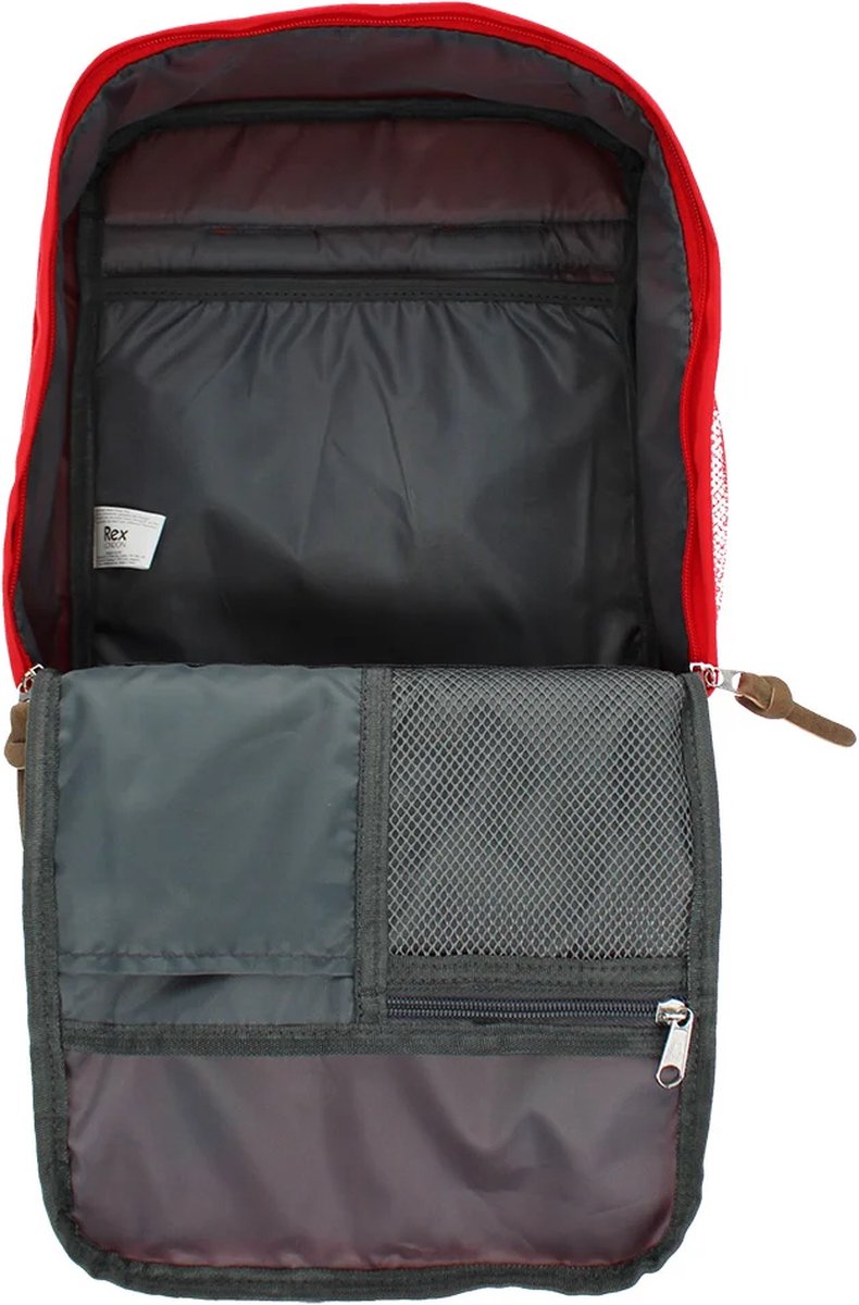 Kinder rugzak Compact Rood van Rex London
