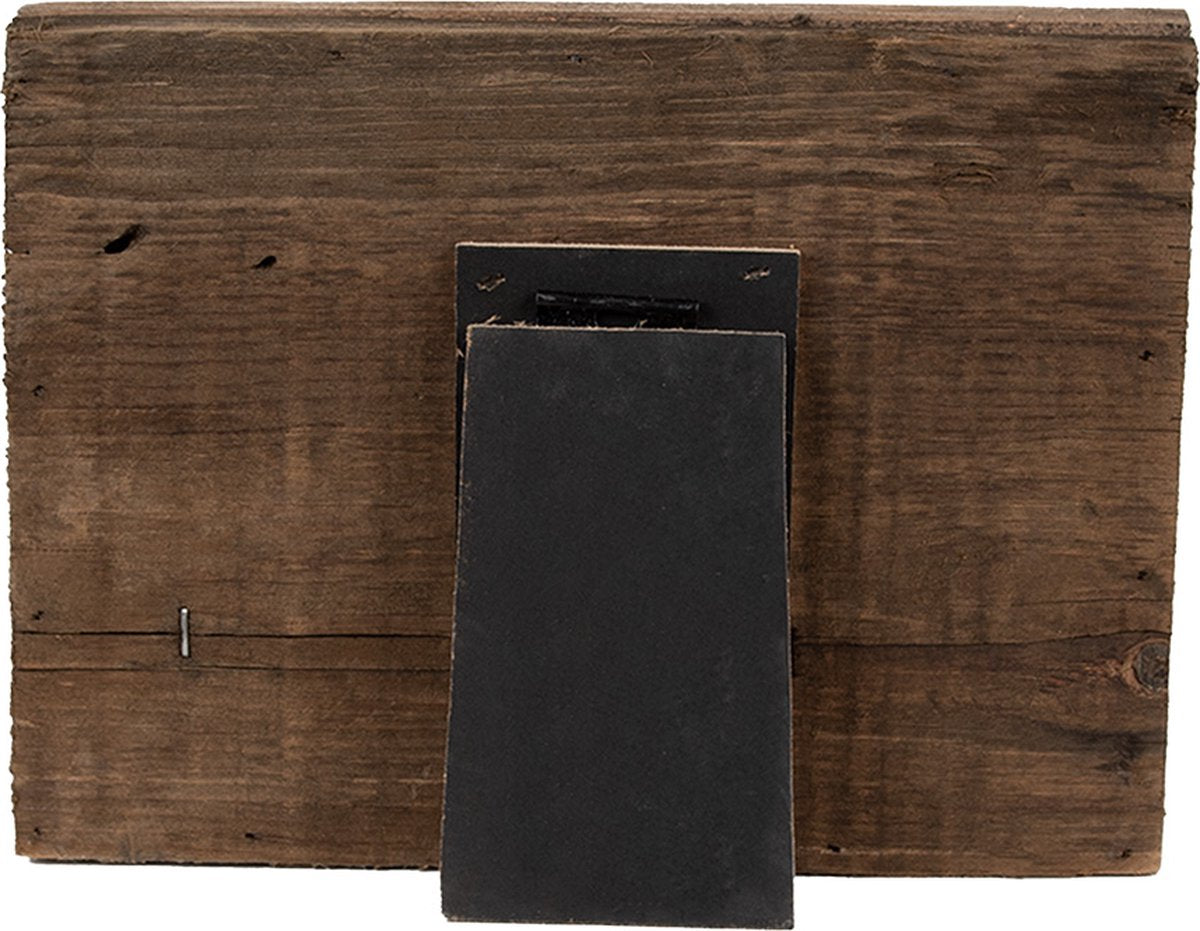 Clayre & Eef Fotolijst 21x3x16 cm Bruin Hout Rechthoek Fotohouder