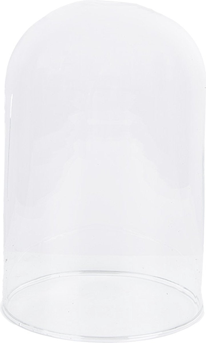 Clayre & Eef Stolp Ø 12x16 cm Transparant Glas Hout