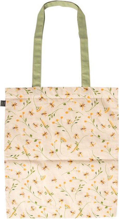 Esschert Design - Tas - Katoen - Bijenprint