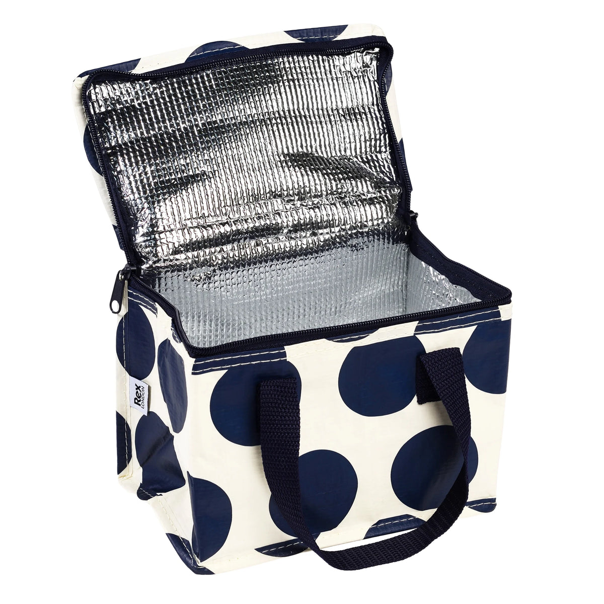 Rex London Spotlight - Koeltasje / Lunchtasje - Navy on White