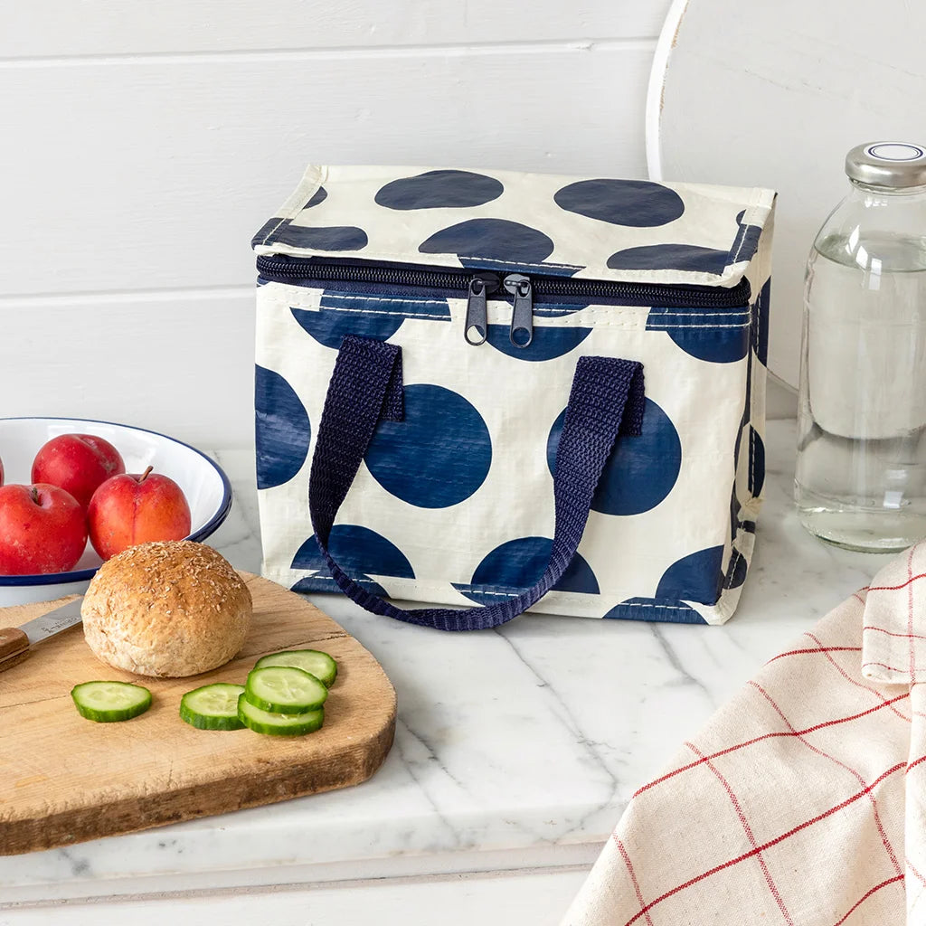 Rex London Spotlight - Koeltasje / Lunchtasje - Navy on White