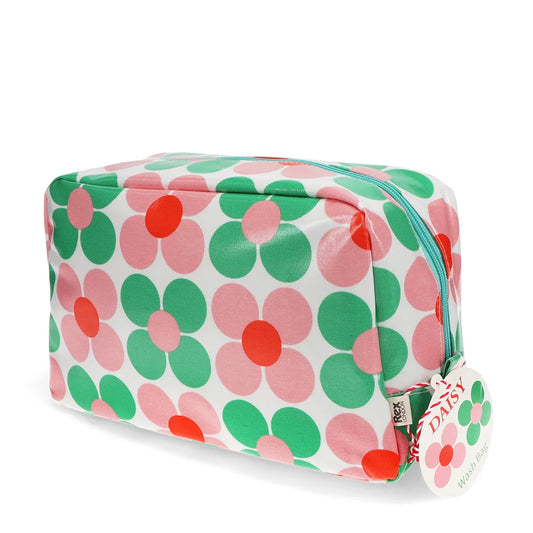 Toilettas Daisy Pink Green van Rex London
