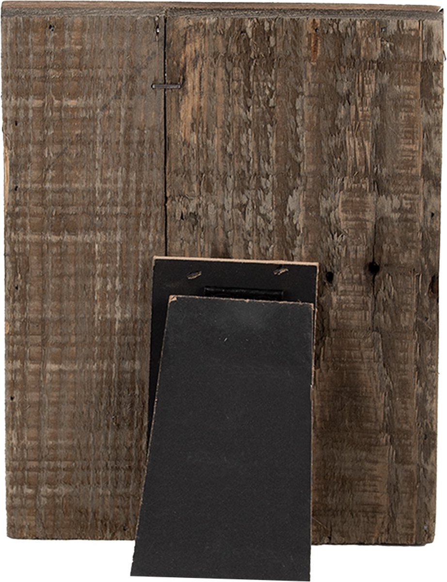 Clayre & Eef Fotolijst 16x3x21 cm Bruin Hout Rechthoek Fotohouder
