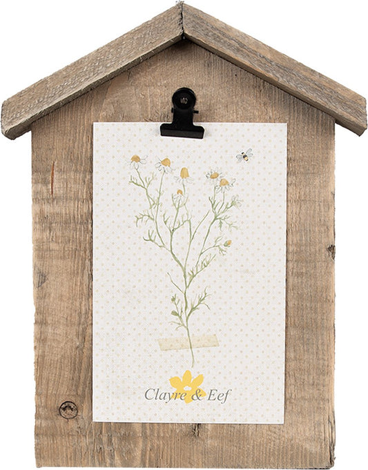 Clayre & Eef Fotolijst 17x3x21 cm Bruin Hout Rechthoek Fotohouder
