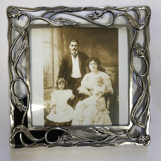 Fotolijst Antiek Zilver Tulp 13 x 13