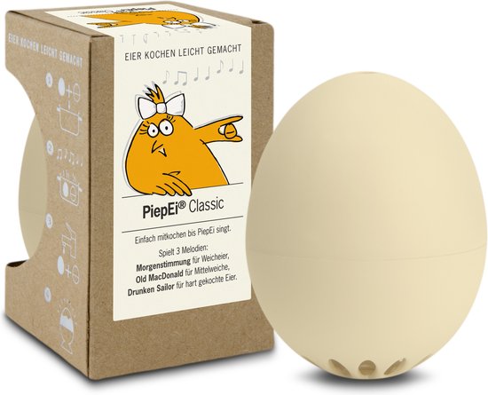 Brainstream Piepei - Eierwekker - Classic - Beige