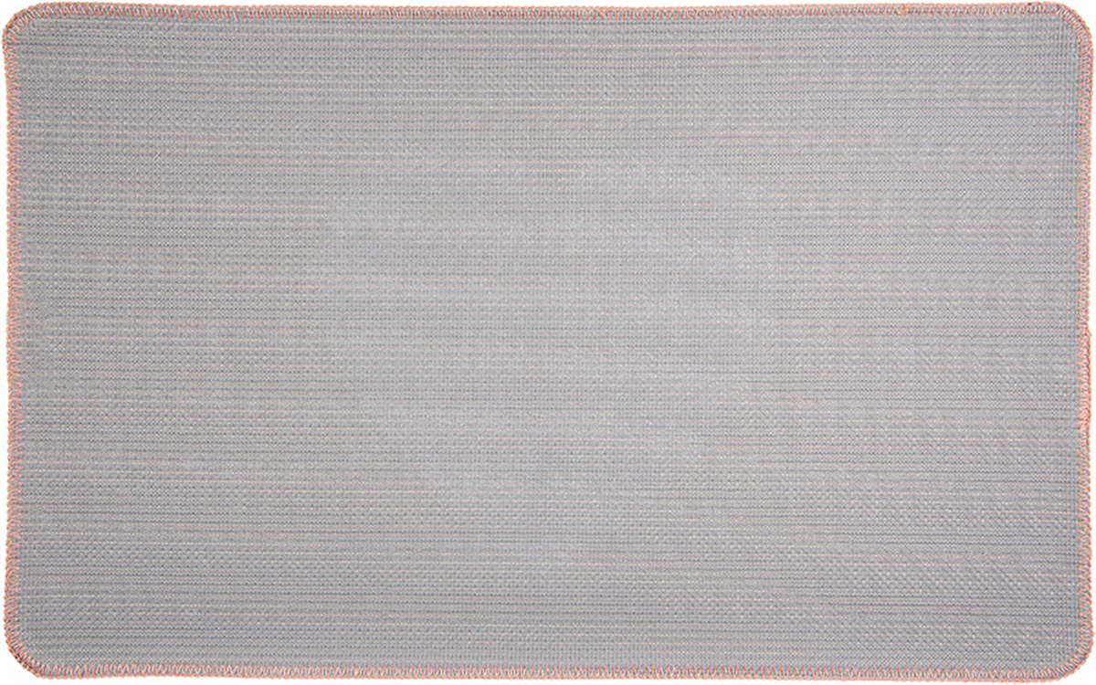 Clayre & Eef Badmat 78x48x1 cm Roze Polyester Rechthoek Hart