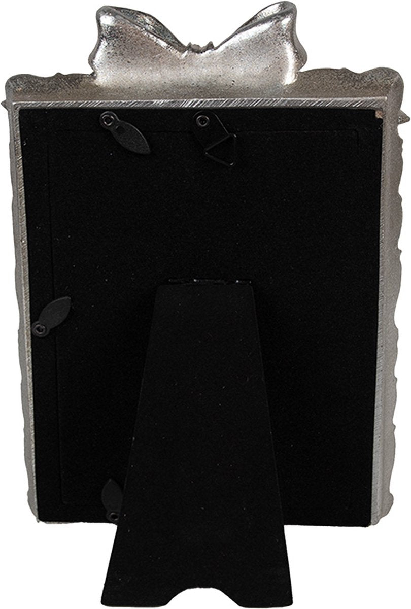 Clayre & Eef Fotolijst 10x15 cm Zilverkleurig Kunststof Glas Fotokader