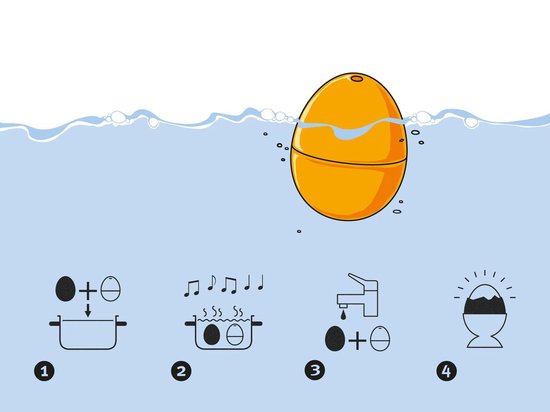 Brutus Kookt! Piepei Eierwekker - Timetravel 80´s