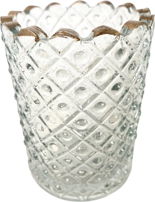 Waxinelichthouder diamant