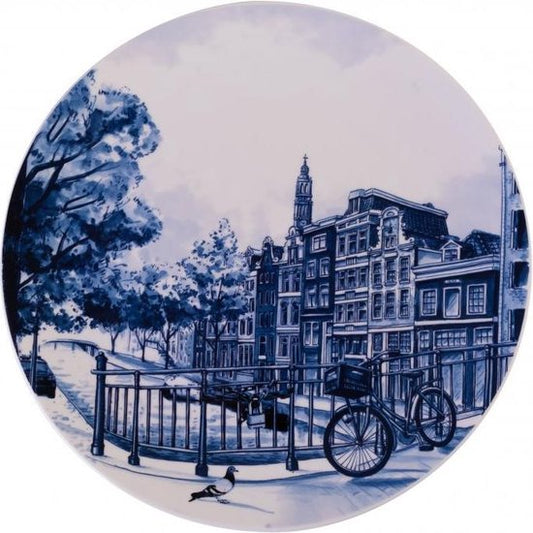 Bord Amsterdam modern | Heinen Delfts Blauw | Modern | Sierbord |