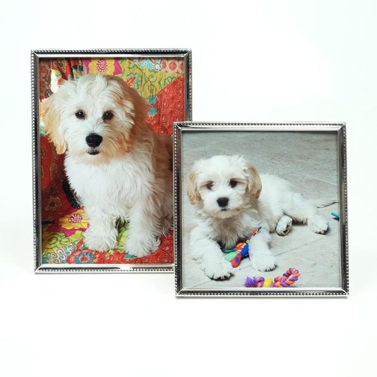 AL - Fotolijst - Zilver - Parel - 15 x 15 cm