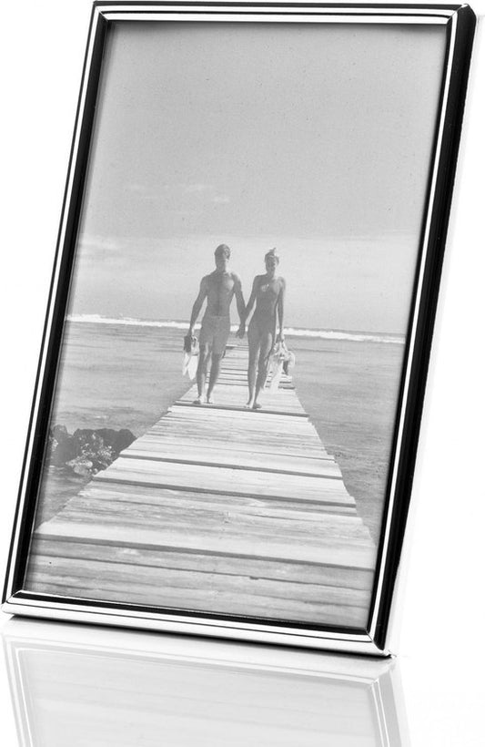 Verzilverde Fotolijst Londen 20x25 cm