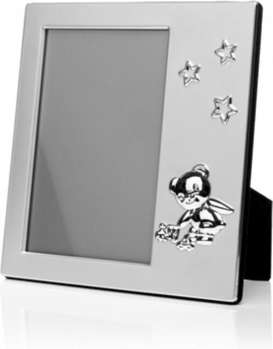 Lescadres Baby - Fotolijst - Zilver - Beer Trein - 10 x 15