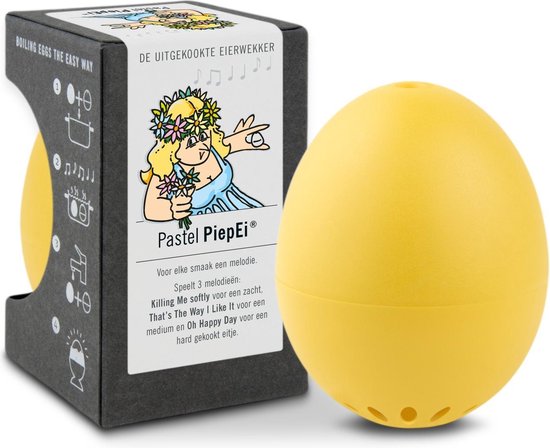 Brainstream Pastel PiepEi eierwekker - Geel