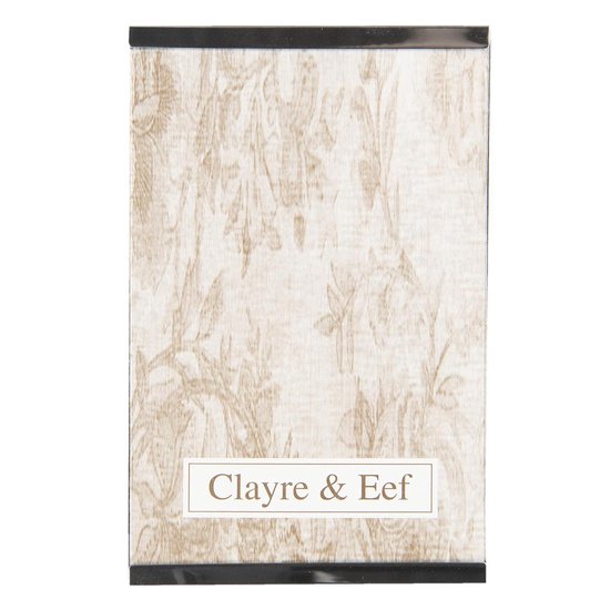Clayre & Eef Fotolijst 11*1*16 cm / 10*15 cm Zilverkleurig Metaal Glas Rechthoek Fotokader Wissellijst Foto Frame