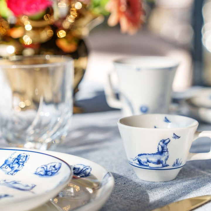 Heinen Delfts Blauw - Teckel Nhaan - Espressokopje - 2 stuks