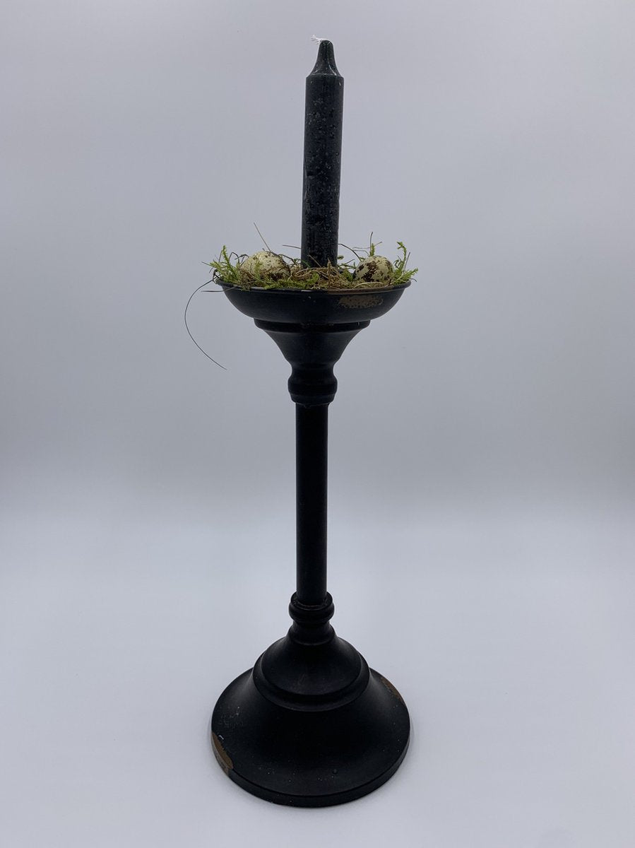 Clayre & Eef Opbergdoos Set van 3 Ø 25x17 / Ø 23x16 / Ø 21x14 cm Goudkleurig Zwart Karton Rond