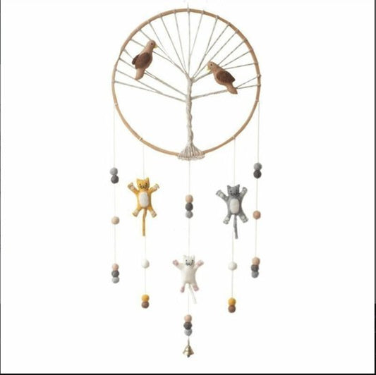 BeYoona Dreamcatcher katjes - babykamer - decoratie - accessoire - kinderkamer - babyshower