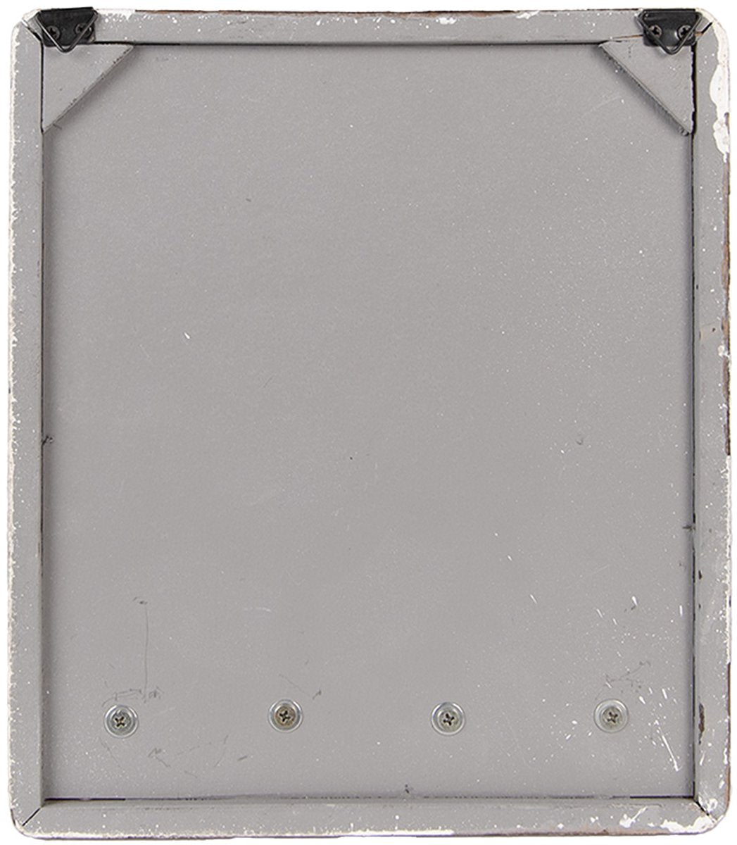 Clayre & Eef Sleutelrekje 22x5x25 cm Beige Hout Metaal