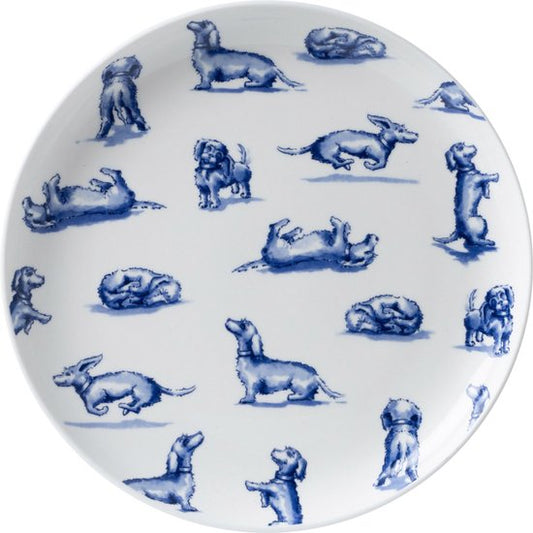 Ontbijt bordje Teckel Nhaan | Heinen Delfts Blauw | Janny van der Heijden| Souvenir