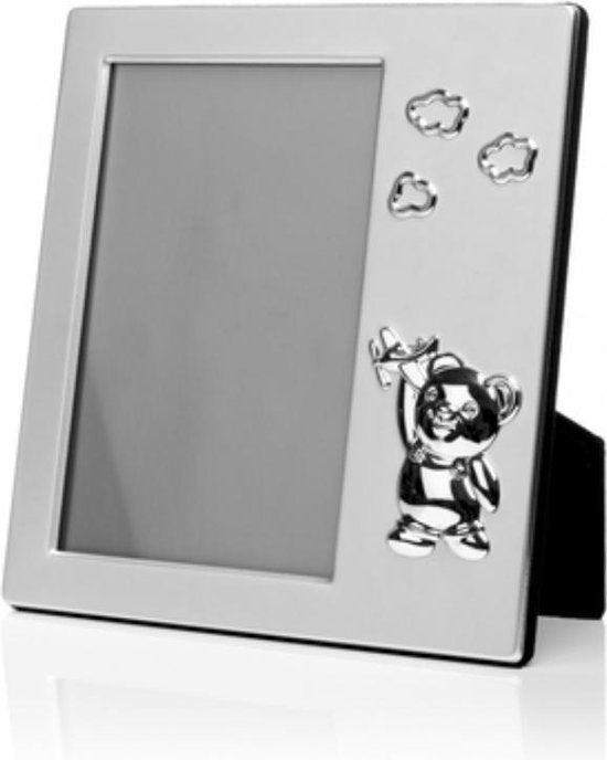 Lescadres Baby - Fotolijst - Zilver - Beer Vliegtuig - 10 x 15