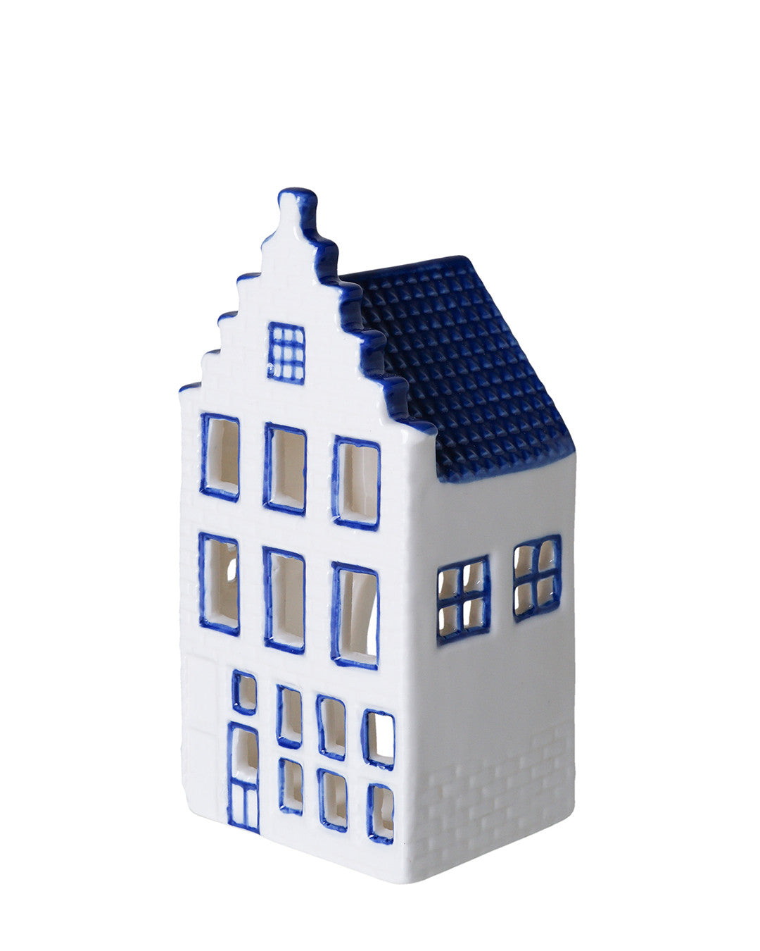 Waxinelichthouder Huisje - Trapgevel - 13 cm