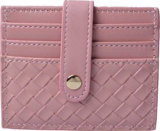Juleeze Portemonnee 10*8 cm Roze Kunststof Beurs Geldbeurs Geldbuidel