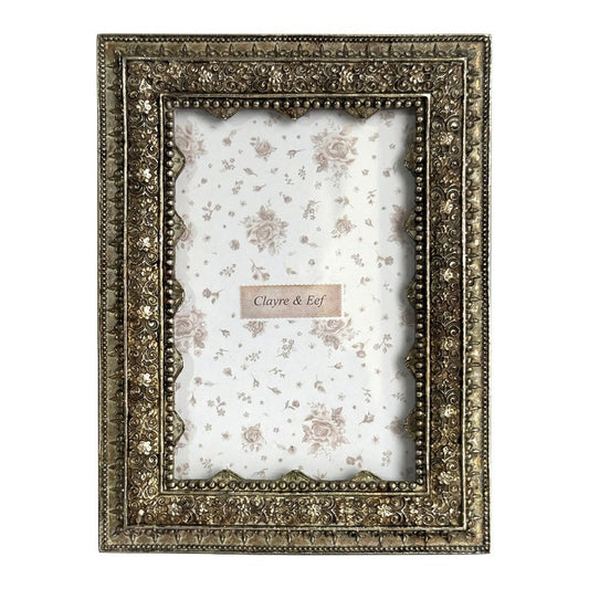 Clayre & Eef Fotolijst oosters Goudkleurig 10x15