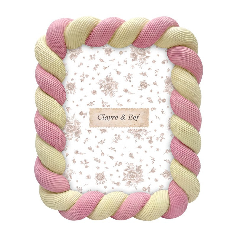 Clayre & Eef Fotolijst Suikerspin Roze 13x18