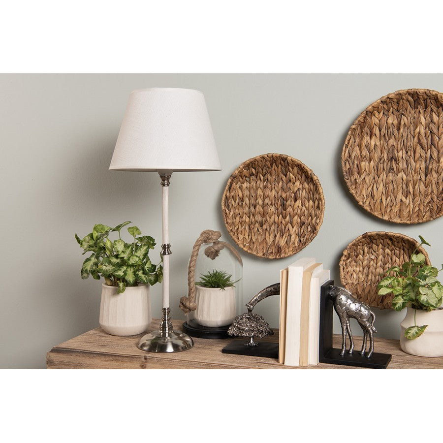 Clayre & Eef Stolp Ø 17x28 cm Transparant Hout